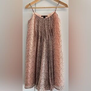 Victoria’s Secret Women’s Sz S/P Party Chevron Pleated Mini Dress Sleeveless